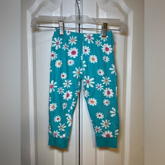Minoti - Winter Pyjama 2 Piece Set Teal Floral Kids Shirt and Pants in Size 2-3Y - Picture 4 of 4